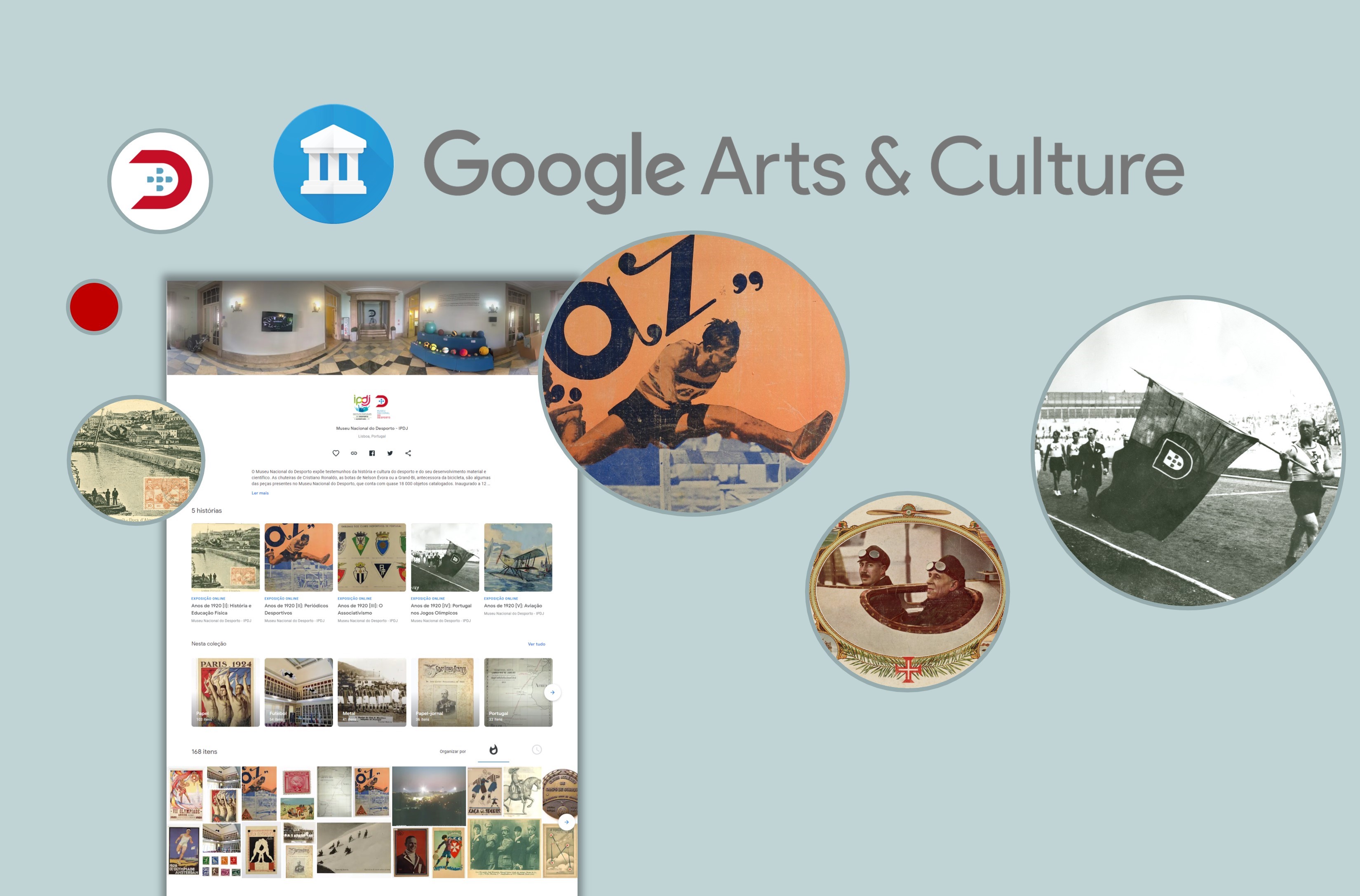 Museu do Desporto no Google Arts & Culture