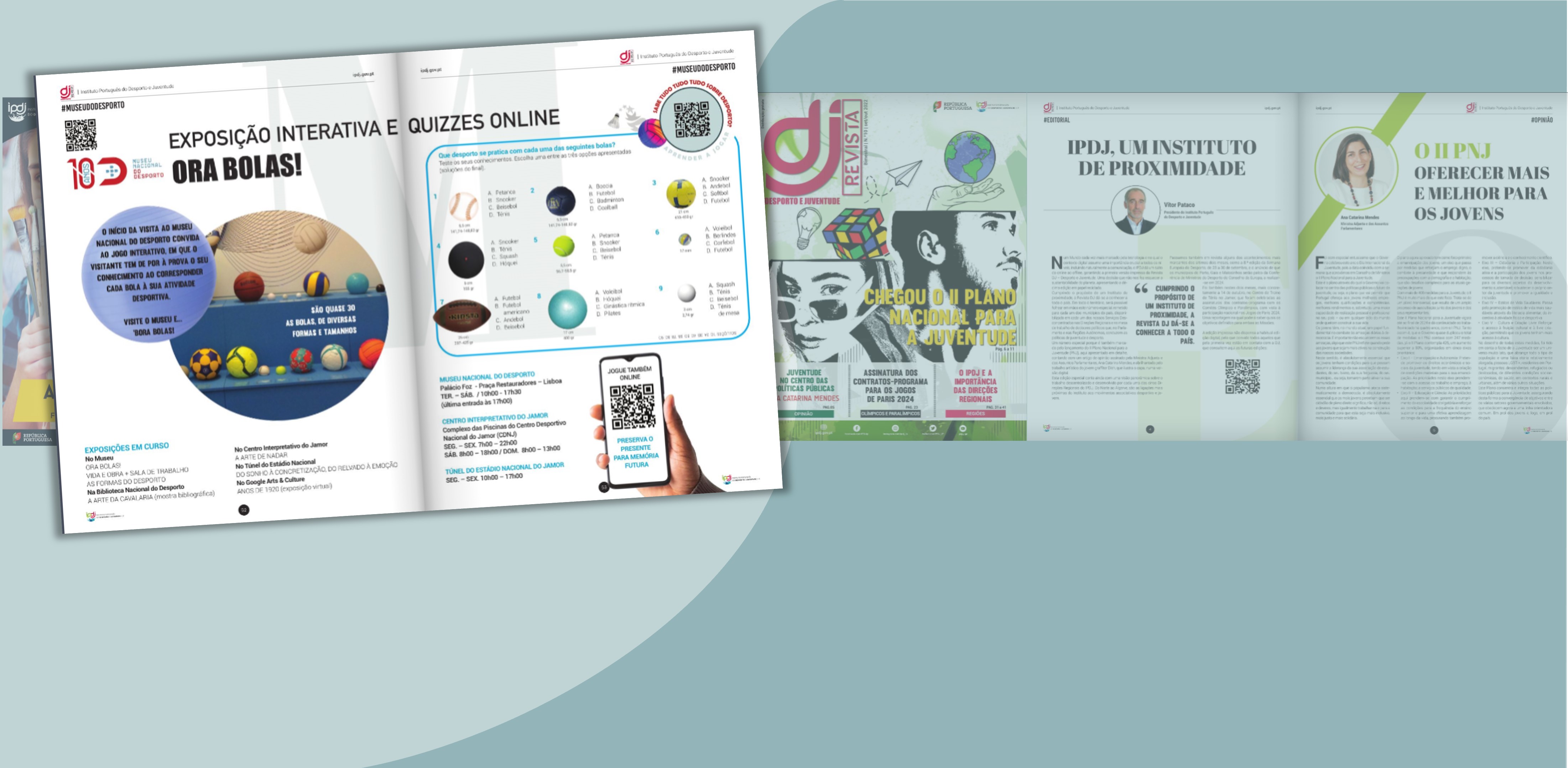 A EXPOSIÇÃO INTERATIVA "ORA BOLAS" E OS QUIZZES DO MUSEU EM DESTAQUE NA REVISTA DJ n.º 10