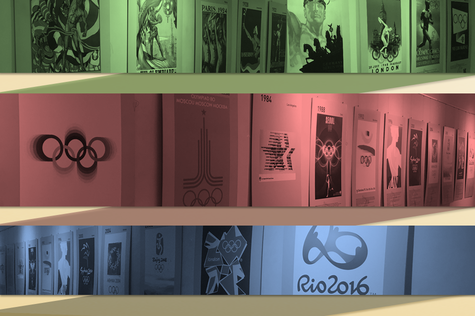 Imagem alusiva à exposição Os cartazes dos Jogos Olímpicos