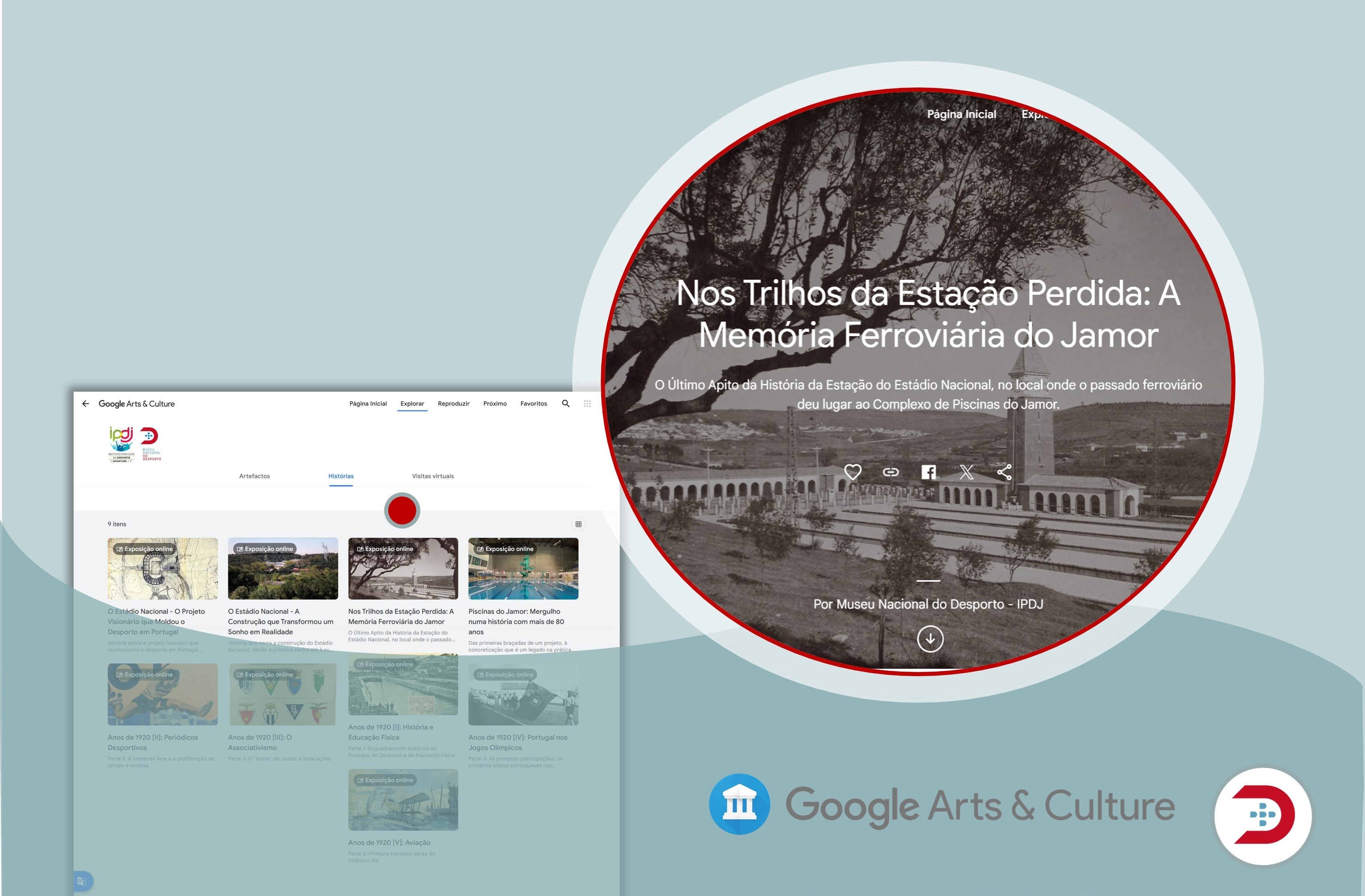 Exposição Nos Trilhos da Estação Perdida: A Memória Ferroviária do Jamor